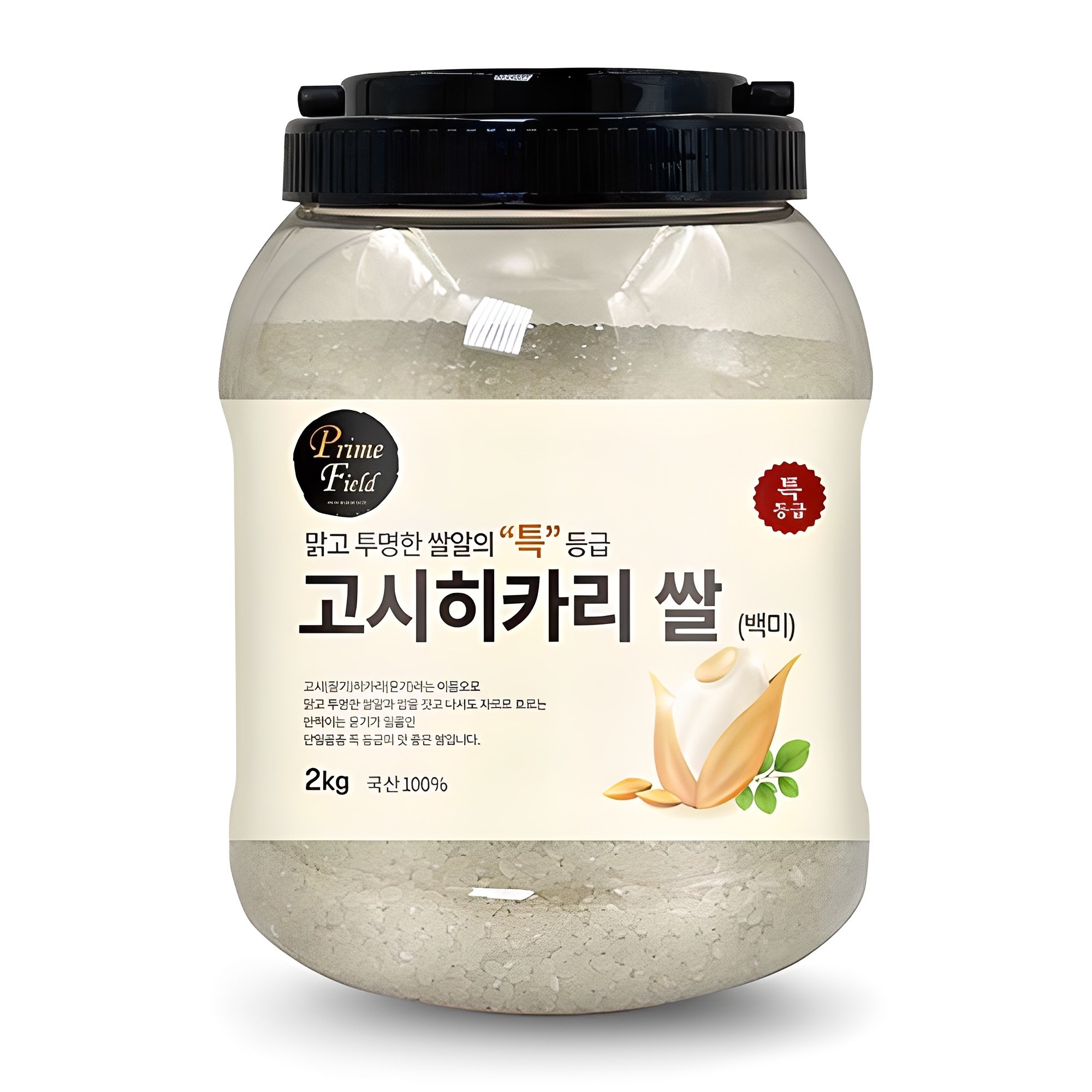 Prime Field 고시히카리 백미, 특등급, 2kg, 1개