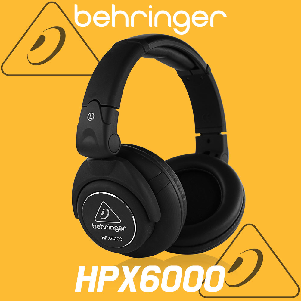 [베링거정품] 베링거 HPX6000 모니터 헤드폰 스튜디오 음악감상 모니터링 유선 헤드셋