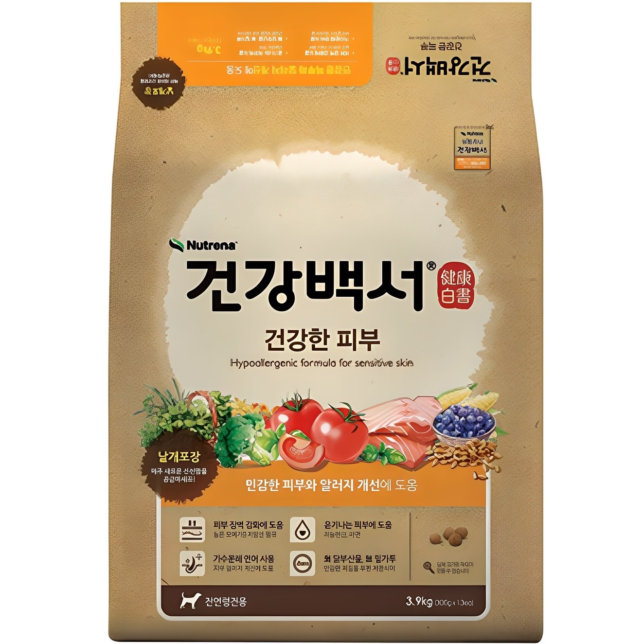 건강백서 강아지 기능성 사료