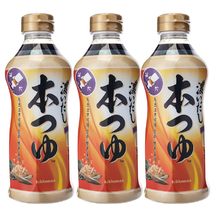 기꼬만 코이다시 혼쯔유, 500ml, 3개
