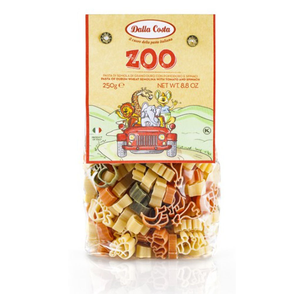 달라코스타 삼색 동물원 파스타 250g 동물모양, 1개, 250g