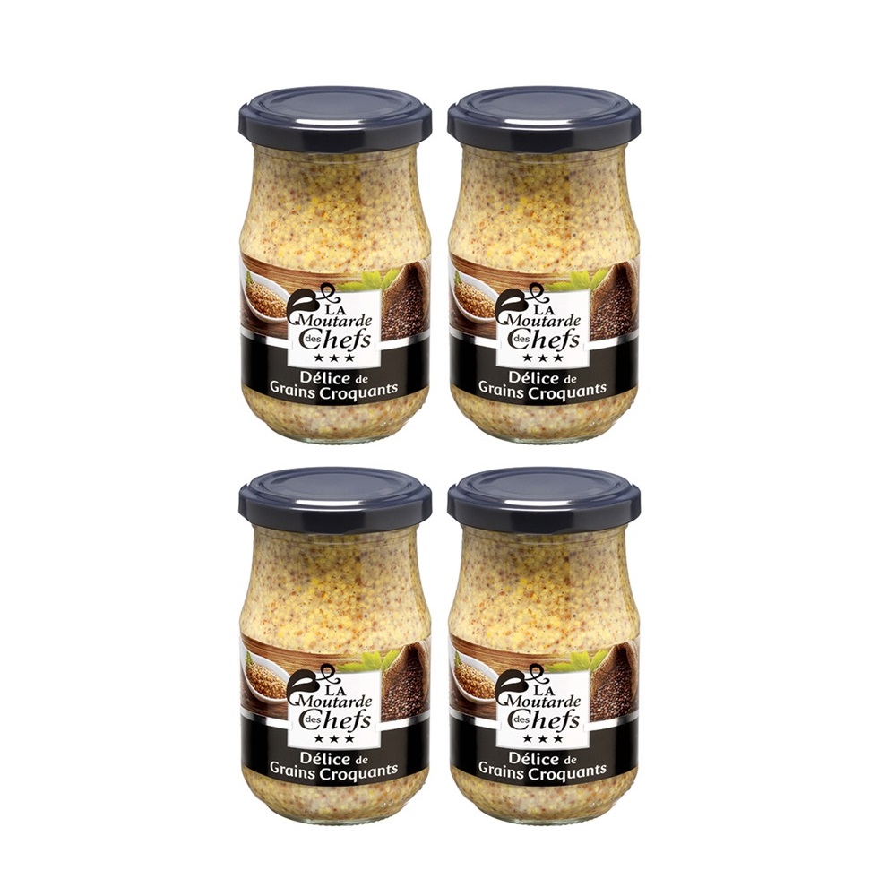 라무따드 홀그레인 머스타드 200g x 4개, 4개, 200ml