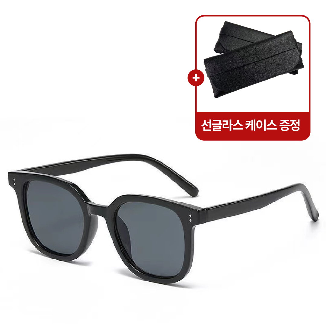 이더커머스 자외선차단 남녀공용 패션 선글라스+케이스