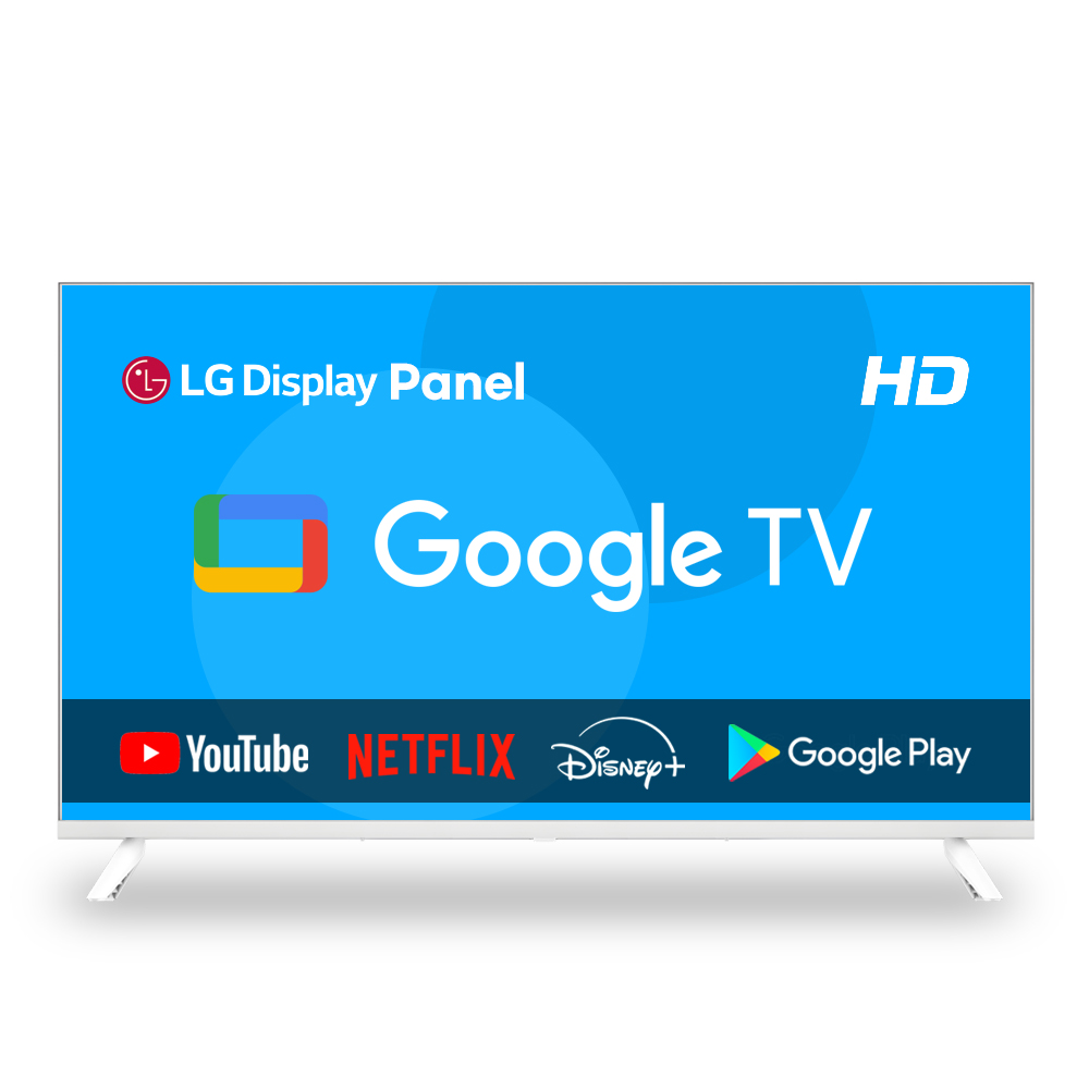 이브이 32인치 81cm HD 스마트 구글TV 화이트 LG패널 에너지효율 1등급, 81cm(32인치), EV320H_WGLSM, 스탠드형, 고객직접설치