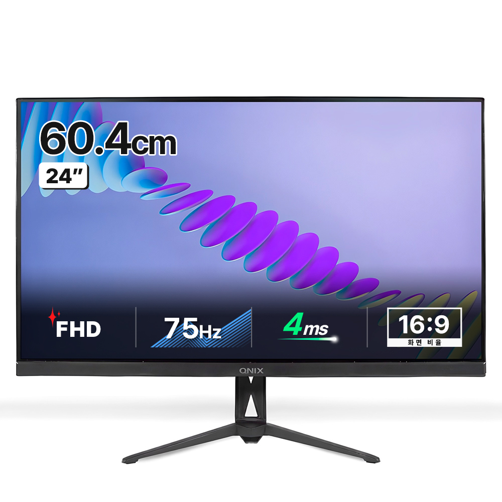 큐닉스 FHD 게이밍 모니터, 60cm, QX24SD REAL 75 HDR 오피스(일반)